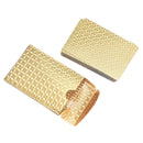 54 pcs waterproof pvc playing cards set golden box poker card magic tricks to3cG