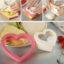 5xSandwiches Cookie Cutter Mold Bread Cutter Love Heart Shaped Baking Mold