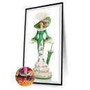 DIY Full Round Diamond Painting Dress Lady Handmade Picture Crafts (A1704)