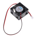 Black 12V DC 40*40*20mm 2 Wire Computer PC CPU Cooling Case Fan  MEES