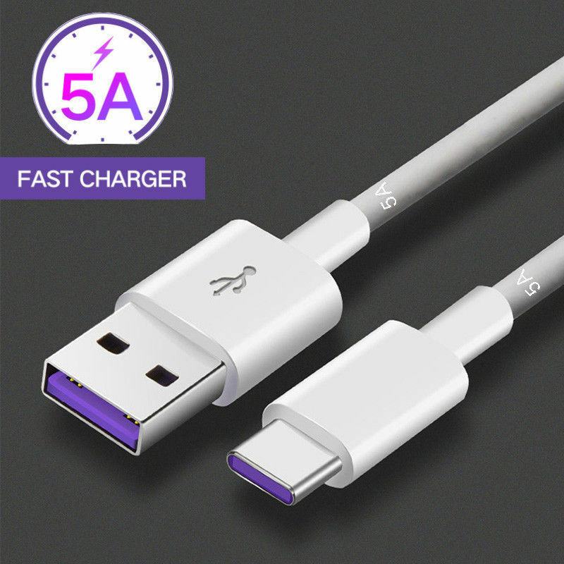 Fast Charging USB-C Cable 5A Super Charge USB Type-C for Huawei Mate 10 Plus P10