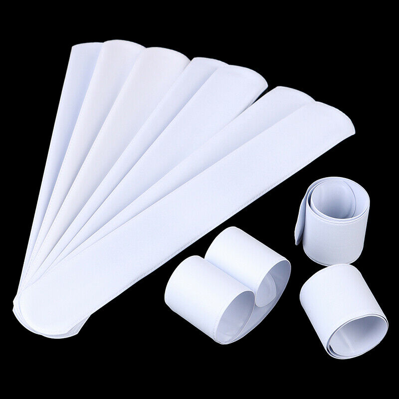 10Pieces DIY Blank Slap Bracelets Party Gifts Toys for Kids Painting Graff Gw