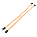 2PCS Dual-chip SATA Data Cable Hard Drive Serial SATA Data Cable With Buckle JR
