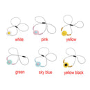 Baby Food Grade Silicone Sunflower Chain Flower Pendant Beads Necklace Teet T2D8