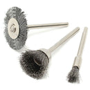 45Pc Steel Wire Wheel Pen Cup Brushes Set Kit Accessories for Rotary Tool