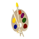 Fashion Brooch Colorful Enamel Artist Palette Pin Corsage Brooch Women Jewe oqlj