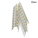 25pcs/lot Pineapple Drinking Paper Straws  Decoration Gift Party Event Supply OZ