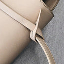 Women's Leather Tote Bag Fashion Shoulder Bag Belt Decoration Crossbody Bag