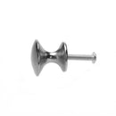 10Pcs Flat Steel Cabinet Door Knob Drawer Bin Dresser Wardrobe Handle Pull