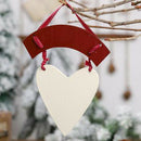 Christmas Wooden Love Snowman Decoration Welcome Door Hanging Tree PendantB Ew