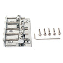5-saddle Bridge Set for 5 String Electric Bass Guitar Part Replacement