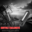 100LM Bicycle LED Rear Tail Light USB Bike Safety Lamp (Red+Blue Light)