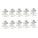 10 X twist spiral diamond wedding bridal clip hair pin