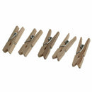 100PCS New 2.5cm*0.3cm Mini Natural Wooden Cloth Photo Paper Peg Clothespin
