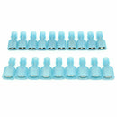 50pcs Female & Male Fully Insulated Wire Terminals Spade Connectors Blue