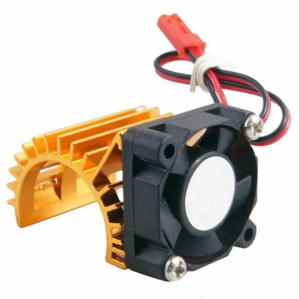 Motor Heat Sink Radiator With Cooling Fan for 1/10 HSP RC Car 380 390 Motor C4X7