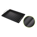 People BBQ Barbecue Aluminum Frying Grill Pan Plate Non Stick Coating Cook