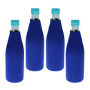 4pcs Zipper Water Bottle Coolers Insulators Holder Cosy Wedding Party Favour