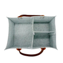 Multi-function Portable Baby Diaper Storage Bag Felt Mummy Nappy Organizer