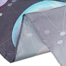 Waterproof Fabric Bathroom Shower Curtain Sheer Panel Decor 12 Hooks Bubble