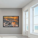 Diamond Painting Sunrise Sea Wave DIY Full Round Drill Wall Picture 40x30cm
