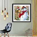 5D DIY Full Drill Diamond Painting Christmas Snowman Cross Stitch (B1450)