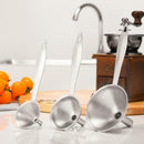 3pcs Set Home Kitchen Mini Stainless Steel Funnel For All Kinds Of Hip Flask