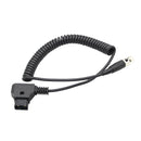 D-Tap Male to 4 Pin Mini XLR Female Adapter Power Coiled Cable For Camera