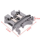 10Pcs White UK-2.5B Terminals Universal Class Connector Screw Terminal BX