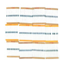 30values 300pcs 10-1M Ohm 1% 1/4W 0.25Watt Metal Film Resistors Assortment Kit