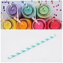 25X paper drinking straw Decor Stripe Party birthday holiday wedding