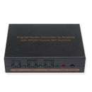 Digital Audio Decoder to Analog 3 Port Optical SPDIF Toslink to L/R RCA 3.5mN4Z5