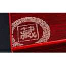 Superb Wood Commemorative Coin Storage Box 5 Grids Case w/ Cushion Pad for