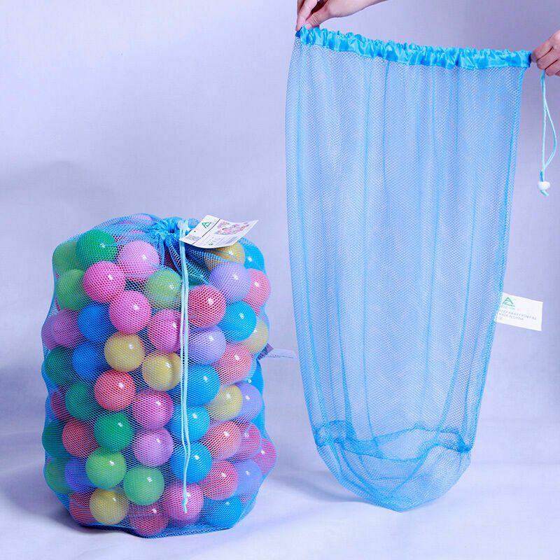 Multi Purpose Kid Ball Pit Balls Storage Net Bag Toys b Organizer For 200 C4I9