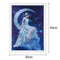 5D DIY Round Drill Diamond Painting Moon Goddess Cross Stitch Embroidery(C