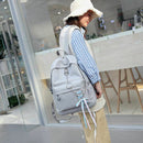 Fashion big capacity shopping bag laptop backpack rucksack canvas bags stud A8Z7