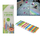 6PCS Mixed Color Chalk Kids Drawing Graffiti Dust-free Chalk Solid Chalk