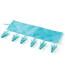 Bathroom Rack Clothespins Portable Travel Cloth Hanger Foldable Clothes Clip