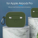 Silicone Bluetooth Headset Box Anti-Drop Protector Case w/Hook for Airpods Pro