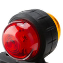 2x Red Amber Corner Side Marker LED Light Outline Lamp Truck Trailer Van Bus Ew