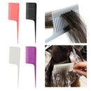 4pcs ABS Plastic Weave Highlighting Hair Comb for Salon Dyeing Hair Combs