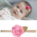 Baby Girl Super Stretchy Headband Big Lace Petals Flower Baby Hair Band New