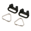 Universal Strap Triangle Split Ring Hooks Lug with Holder Caps 10mm for DSLR