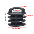 4Pcs Black Rubber Universal Kayak Scupper Plugs Drain Holes Stopper Bung Boâ„–[