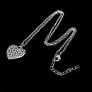 Puzzle Piece Jigsaw Heart Pendant Necklace Awareness Necklace Unisex Gift
