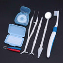 Professional Orthodontic Toothbrush Floss Brace Protect Wax Oral Care Kit A