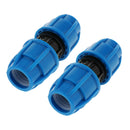 2 Pieces Straight Union Valve Heavy Duty Garden Hose Quick Connector Quick