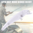 Blank Transparent Embryo Hard Lures 85mm 8.5g Fishing Classic Bionic Bait