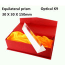 15cmx3cm Rainbow Optical Glass Triple Triangular Prism Physics Teaching VGR VTZ