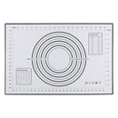 Non-Stick Baking Mats Rolling Oven Sheet Cookie With Measurements Black